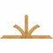 Ekena Millwork Richland Rough Sawn Timber Gable Bracket, Western Red Cedar, 96"W x 44"H x 2"D x 6"F, 11/12 Pitch GBW096X44X0206RIC00RWR - alternate 1